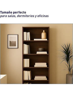 Librero Bluelander de madera