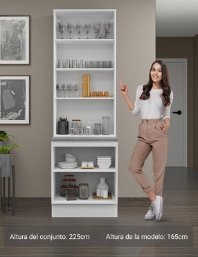 Vitrina armable Madesa de aglomerado