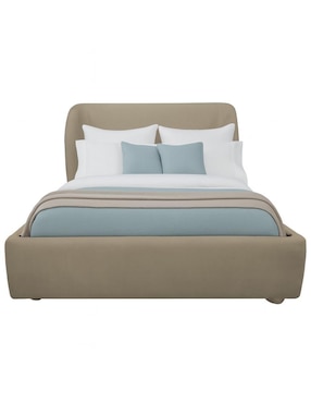 Cama Nicky Atlas del Descanso de mdf queen size