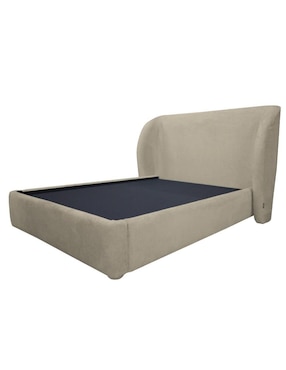 Cama Nicky Atlas del Descanso de mdf queen size