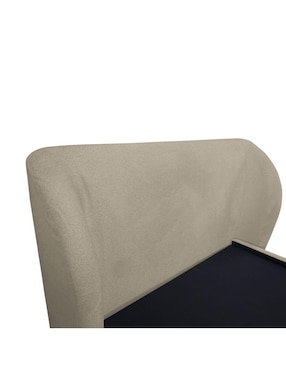 Cama Nicky Atlas del Descanso de mdf queen size