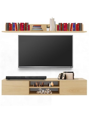 Mueble flotante para tv armable Asheville Hogare de melamina