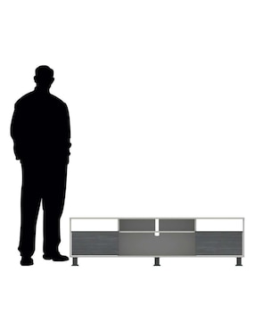 Mueble de tv armable Playcon