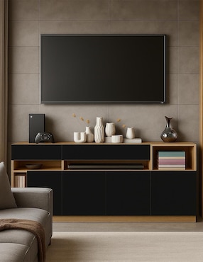 Mueble de tv armable Belo Horizonte Hogare de melamina