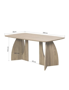 Mesa de comedor armable Arcadia Bossa Muebles