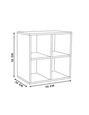 Librero armable Libreros Moru muebles de mdf