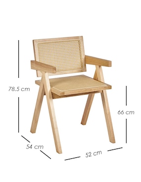 Set de sillas 2 piezas Jean Ilios Innova de madera