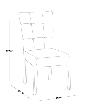Silla 1 pieza Gondola Moblum de tela adulto