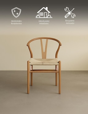 Juego de sillas 2 piezas Bone ILios Innova de madera adulto