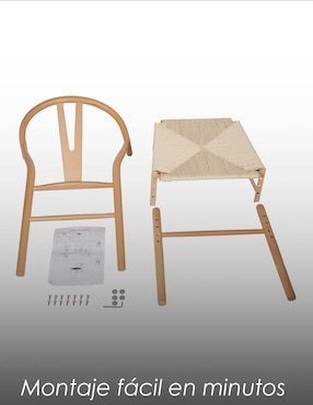 Juego de sillas 2 piezas Bone ILios Innova de madera adulto