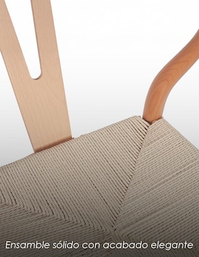 Juego de sillas 2 piezas Bone ILios Innova de madera adulto