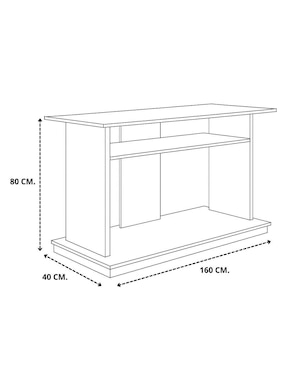 Mueble de tv armable Hogare de melamina
