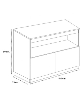 Credenza armable Hogare de melamina