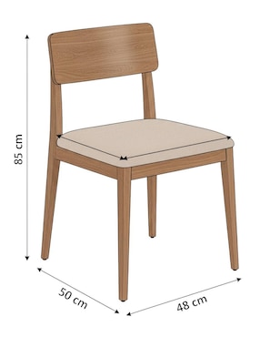 Silla lemich de madera