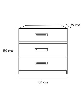 Cómoda Santana Kessa de MDF
