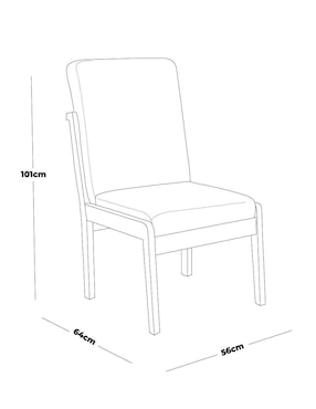 Silla Moblum de tela