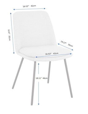 Set de sillas 2 piezas Euroluce Contemporary Design