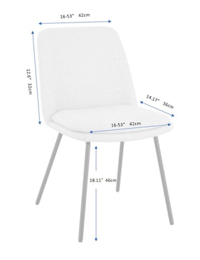Set de sillas 2 piezas Euroluce Contemporary Design