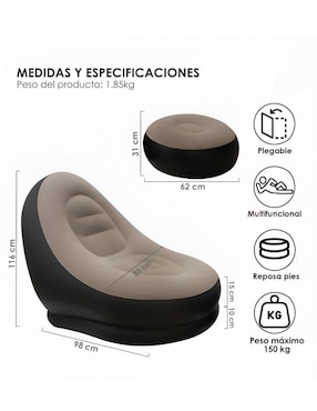 Sillón inflable Xtellar