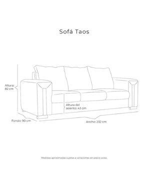Sofá Taos Dicasa