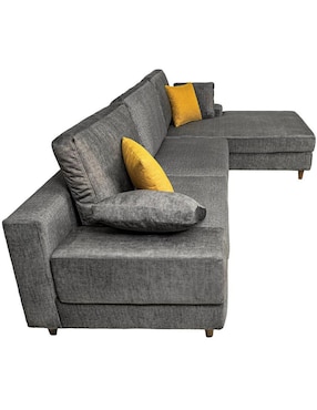 Sala modular derecha Deseo gris oxford Ergo Confort de tela