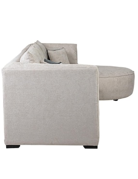 Sala modular derecha Sahar beige Ergo Confort de chenille