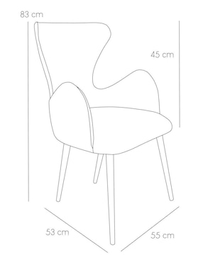 Silla roche Ergo Confort de madera pino