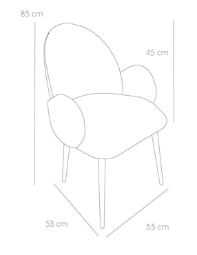 Silla 1 piezas madona verde silla Ergo confort adulto