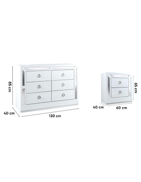 Set de buró Emilia Kessa de mdf