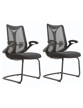Juego de sillas 2 piezas Eke Life Home de mezcla de materiales adulto