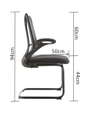 Juego de sillas 2 piezas Eke Life Home de mezcla de materiales adulto