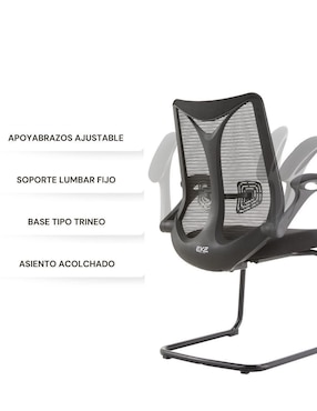 Juego de sillas 2 piezas Eke Life Home de mezcla de materiales adulto