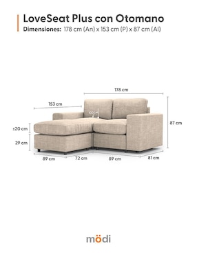Love seat modi sofa Adapti plus