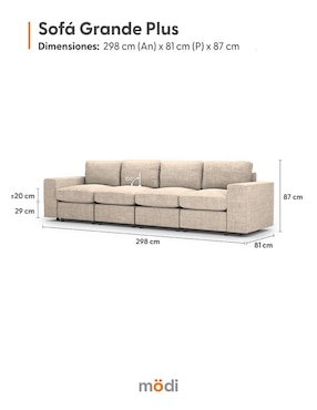 Sala modular Adapti plus Modi sofa