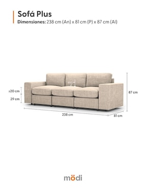 Sofá Adapti Plus Modi Sofa