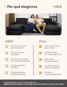 Sofá Adapti plus Modi sofa
