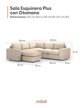 Sala modular Adapti plus modi sofa