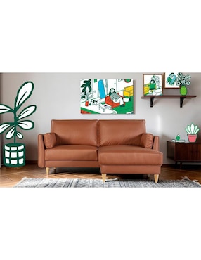 Sala modular samba memory foam reclinable 3 posiciones Makora