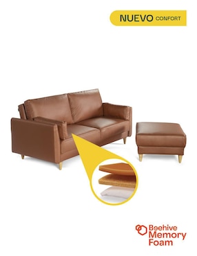 Sala modular samba memory foam reclinable 3 posiciones Makora