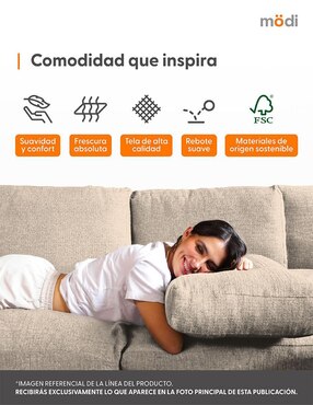 Juego de asiento con taburete Adapti Modi Sofa