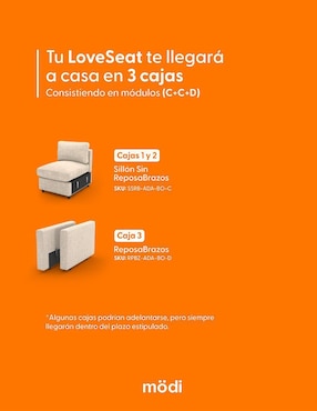 Love seat Modi Sofa Adapti