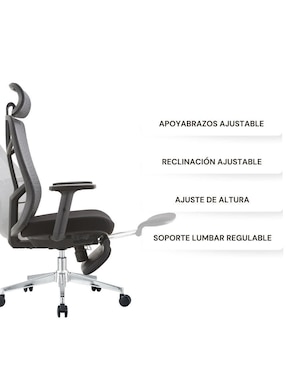 Silla de escritorio eke life home de mesh