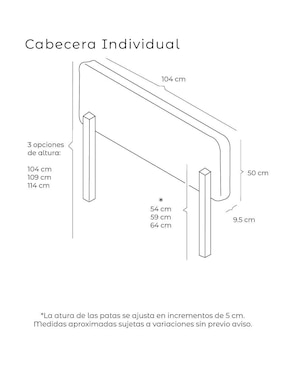 Cabecera Catania dicasa de madera pino