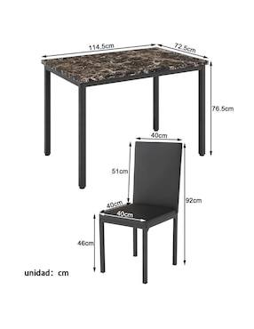 Comedor Nuestro Nido para 4 personas
