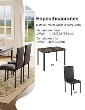 Comedor Nuestro Nido para 4 personas