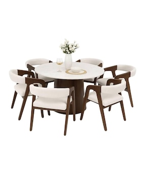 Comedor Cast Store para 6 personas de mármol