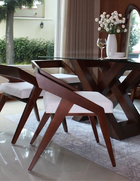 Comedor Brisa Cast Store para 6 personas de cristal templado
