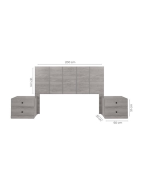 Set recámara Sochic Louvre de MDF