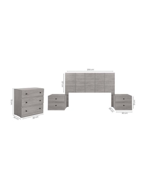 Set recámara Sochic Louvre de MDF