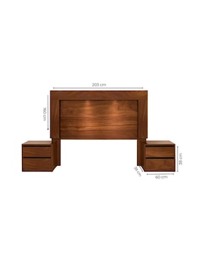Set recámara Sochic Dargos de MDF